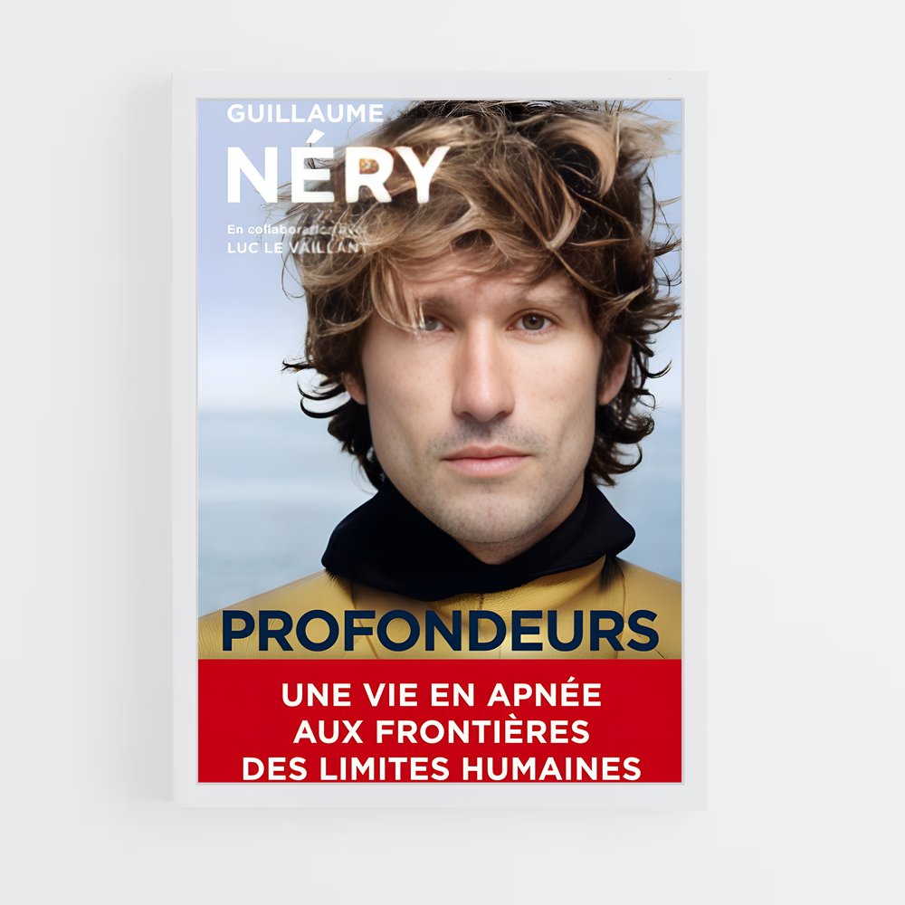 Poster L'Homme au Pull Jaune – affiche Plongée en apnée (vue 3)